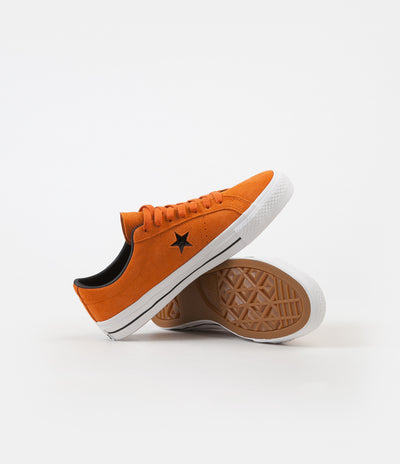 Converse One Star Pro Ox Shoes - Campfire Orange / Black / White