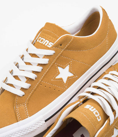 Converse One Star Pro Ox Shoes - Golden Sundial / White / Black