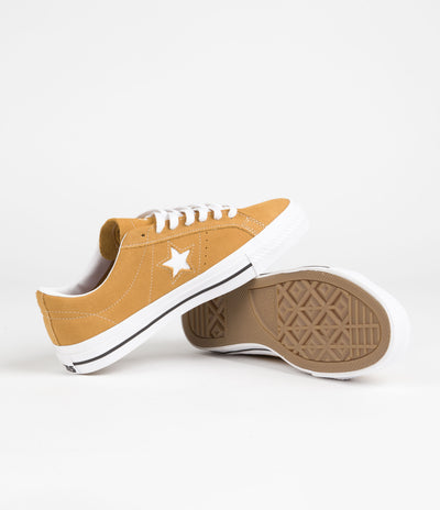 Converse One Star Pro Ox Shoes - Golden Sundial / White / Black