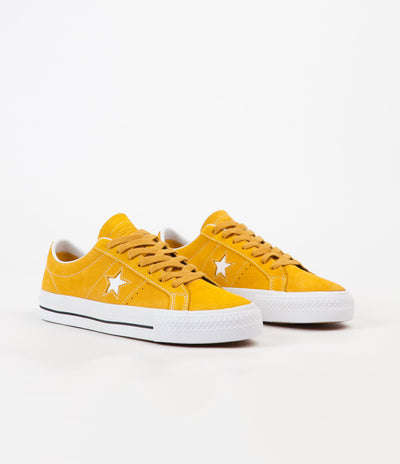 Converse One Star Pro Ox Shoes - Mineral Yellow / White / Black