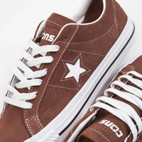 Converse One Star Pro Ox Shoes - Red Oak / White / Black thumbnail