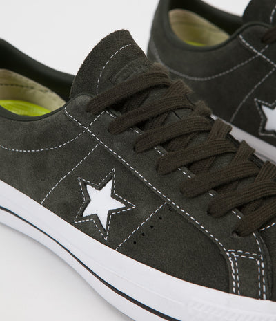 Converse One Star Pro Ox Shoes - Sequoia / Sequoia / White