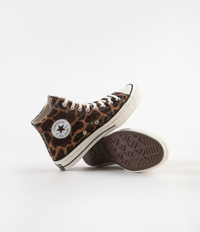 Converse Pony Pack CTAS 70's Hi Shoes - Brown / Tan / Egret