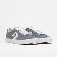 Converse Pro Leather Summer Ox Shoes - Lunar Grey / White / White thumbnail