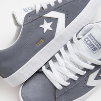 Converse Pro Leather Summer Ox Shoes - Lunar Grey / White / White thumbnail