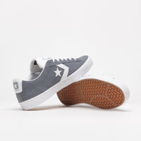 Converse pro leather outlet suede grey