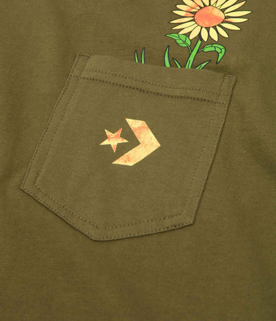 Converse Renew Graphic Pocket T-Shirt - Dark Moss