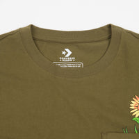 Converse Renew Graphic Pocket T-Shirt - Dark Moss thumbnail