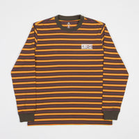 Converse Striped Long Sleeve T-Shirt - Cargo Khaki Stripe thumbnail