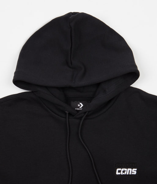 Converse CONS Embroidered Hoodie - Converse Black / White | Flatspot