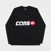 Converse x Hopps Long Sleeve T-Shirt - Black thumbnail