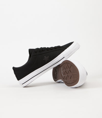 Converse x Mike Anderson One Star Pro Ox Shoes - Black / Black / White