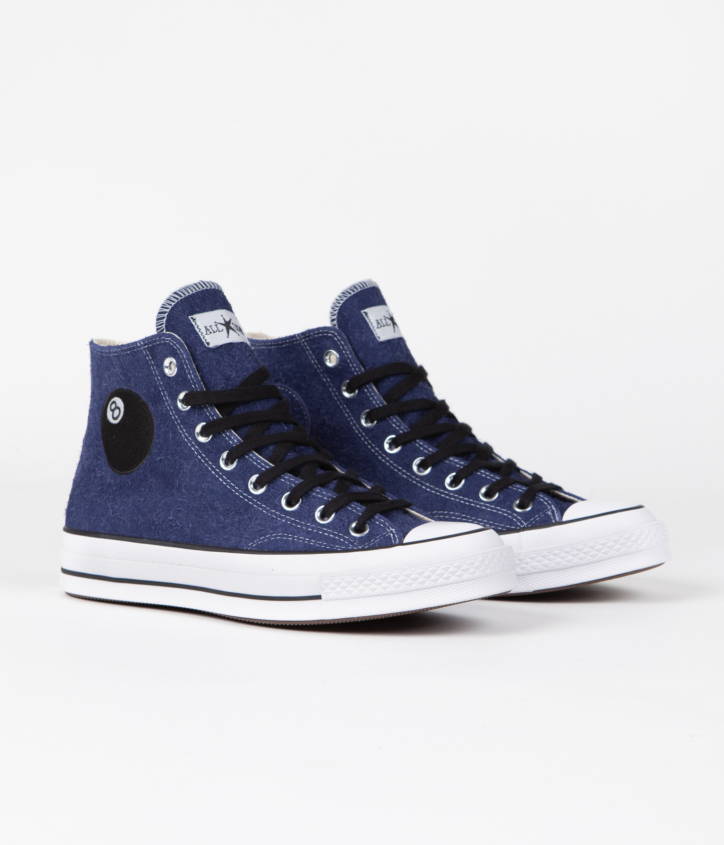 Converse x Stussy Chuck 70 Hi Shoes - Clematis Blue / White / Black ...