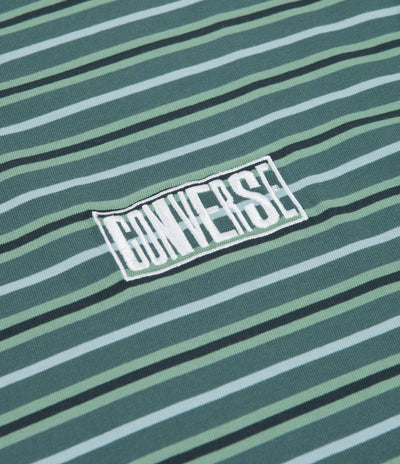 Converse Yarn Dyed Striped T-Shirt - Forest Pine