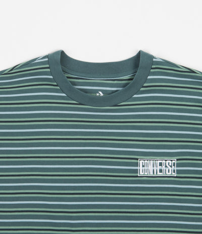 Converse Yarn Dyed Striped T-Shirt - Forest Pine