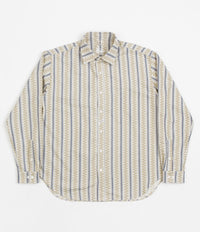 Dancer Danssoni One Pocket Shirt - Sand / Blue Stripes