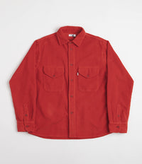 Dancer Double Pocket Overshirt - Red