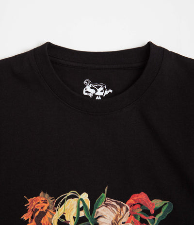 Dancer Dying Flowers T-Shirt - Black