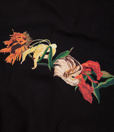 Dancer Dying Flowers T-Shirt - Black