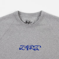 Dancer Embroidered Single Triple Logo Crewneck Sweatshirt - Grey Melange thumbnail