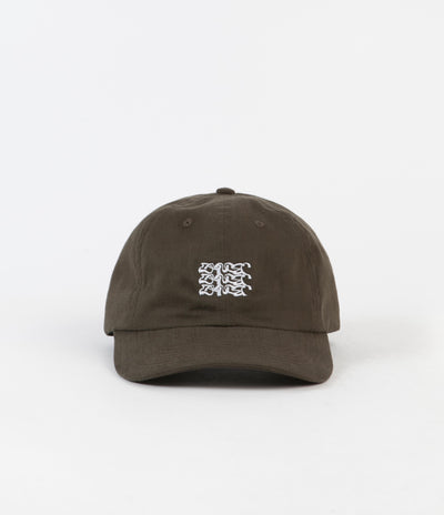 Dancer Embroidered Triple Logo Cap - Dusty Olive