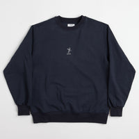 Dancer Fleece Crewneck Sweatshirt - Navy thumbnail