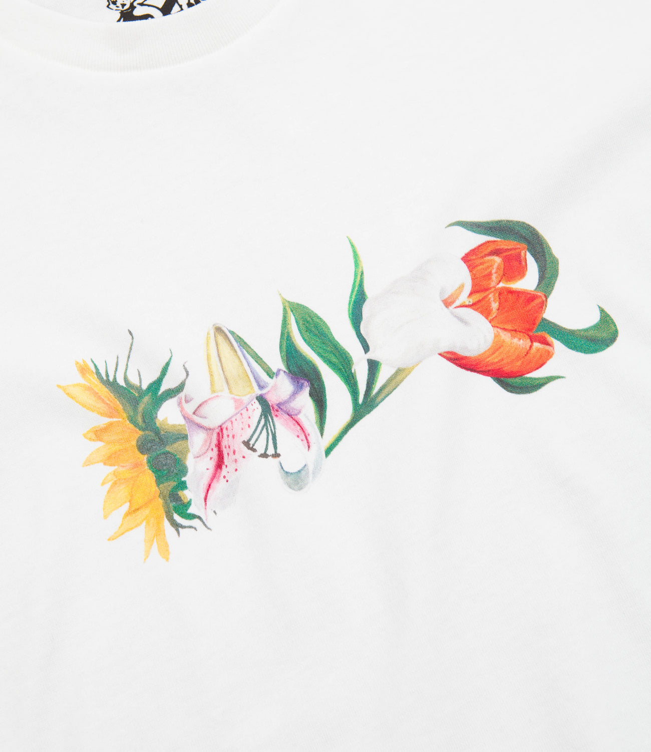 Dancer Mixed Flowers T-Shirt - White | Flatspot