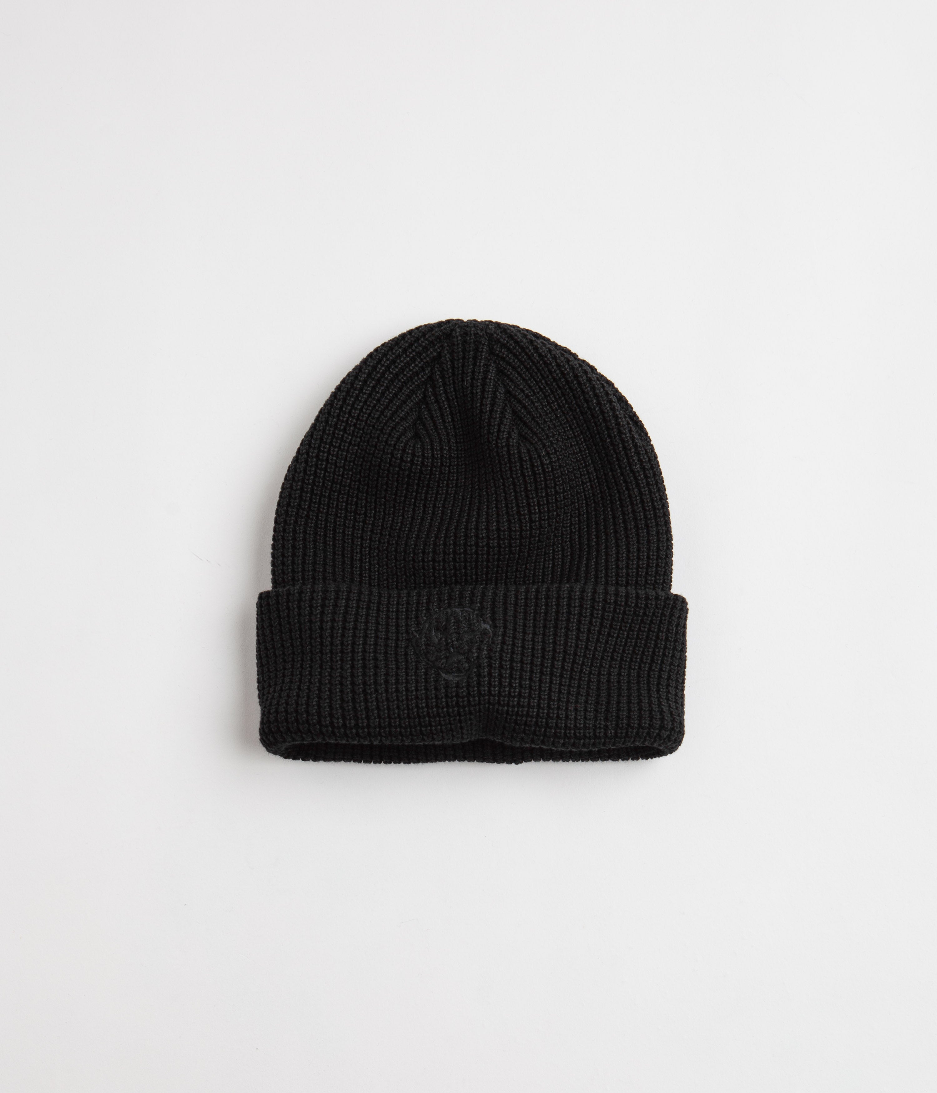 Dancer Waffle Knit Beanie - Black | Flatspot