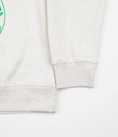 DC x Butter Goods World Crewneck Sweatshirt - Snow Heather