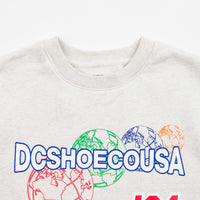 DC x Butter Goods World Crewneck Sweatshirt - Snow Heather thumbnail