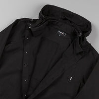 Diamond Blur Woven Pullover Jacket - Black thumbnail