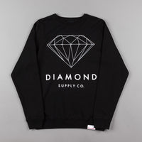 Diamond Brilliant Crewneck Sweatshirt - Black thumbnail