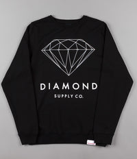 Diamond Brilliant Crewneck Sweatshirt - Black