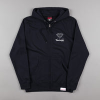 Diamond OG Sign Zip Up Hooded Sweatshirt - Navy thumbnail