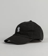 Diamond Serif Sports Cap - Black