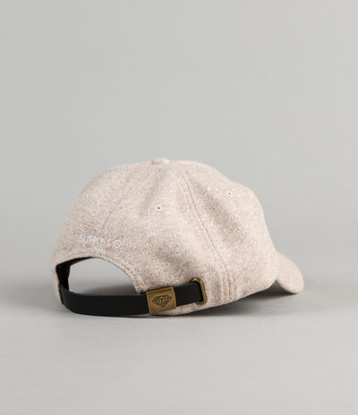 Diamond Serif Sports Cap - Heather Brown