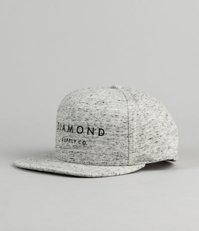 Diamond Snapback Cap - Speckle Grey