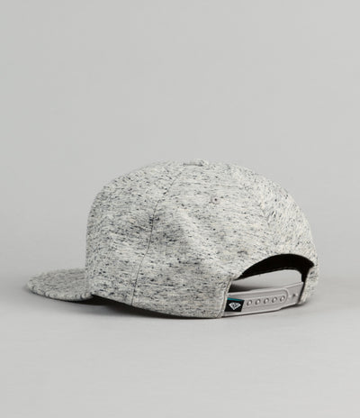 Diamond Snapback Cap - Speckle Grey