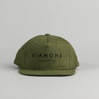 Diamond Snapback Cap - Speckle Olive thumbnail