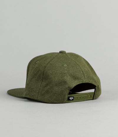 Diamond Snapback Cap - Speckle Olive