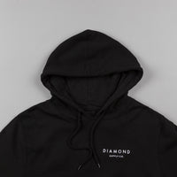 Diamond Stone Cut Hooded Sweatshirt - Black thumbnail