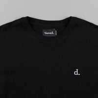 Diamond Un-Polo Chest Slub T-Shirt - Black thumbnail