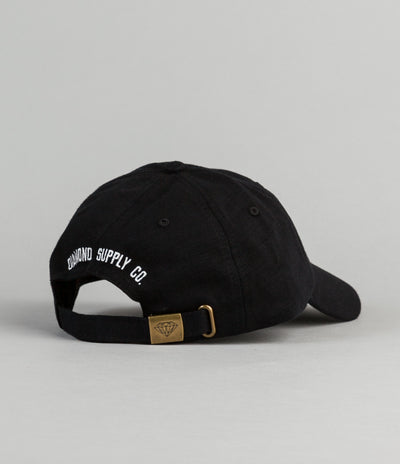 Diamond Un-Polo Sports Strapback Cap - Black