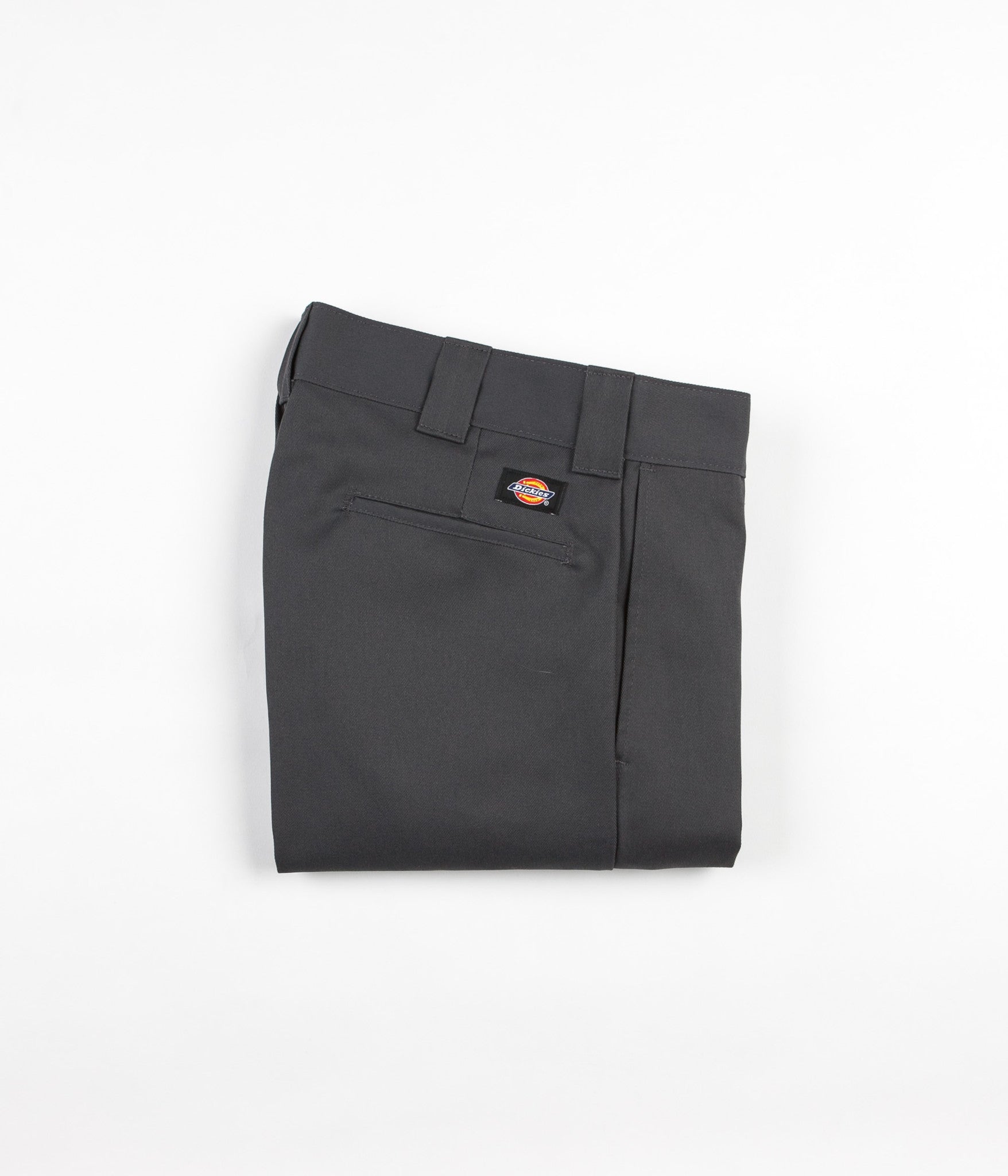 Dickies 873 Slim Straight Work Trousers - Charcoal Grey | Flatspot