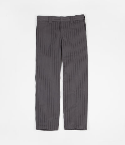 Dickies 873 Stripe Work Pants - Charcoal Grey