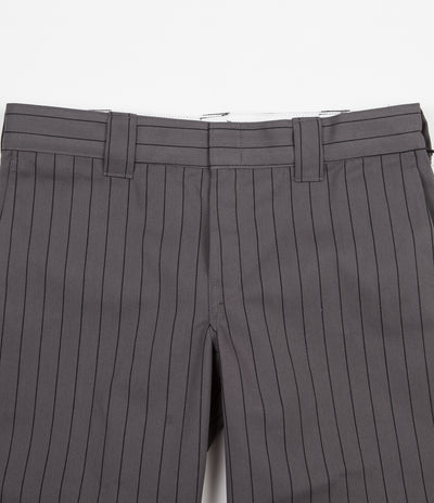 Dickies 873 Stripe Work Pants - Charcoal Grey