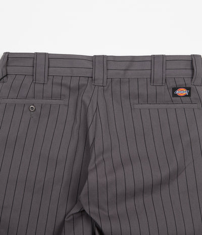 Dickies 873 Stripe Work Pants - Charcoal Grey