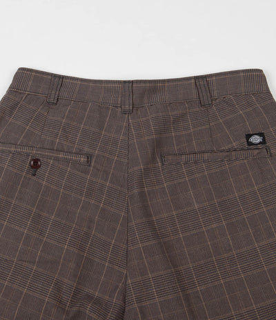 Dickies Artemus Pleated Trousers - Dark Brown