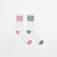 Dickies Chalkville Socks (2 Pair) - Dark Ivy thumbnail