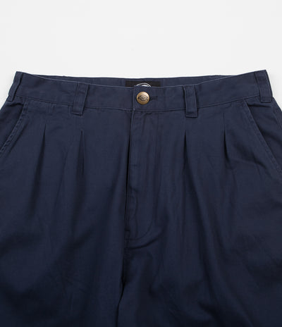 Dickies Jordanville Pleated Trousers - Navy Blue